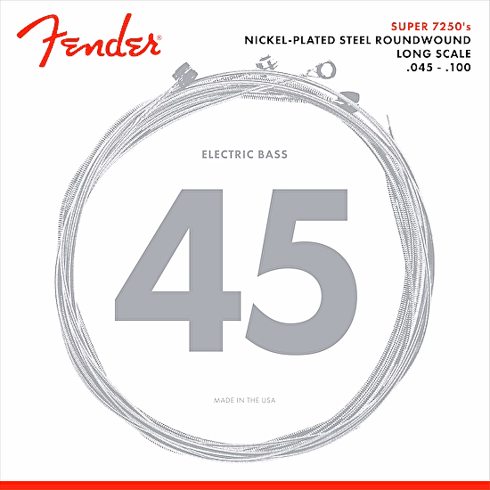 Struny na elektrickú basgitaru 45-100 7250ML Fender