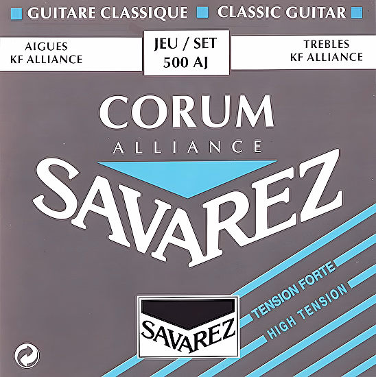 Struny na klasickú gitaru 500AJ SAVAREZ tvrdé nylón