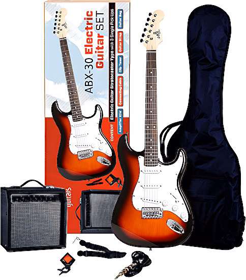 Elektrická gitara ABX-30 set sunburst Abx
