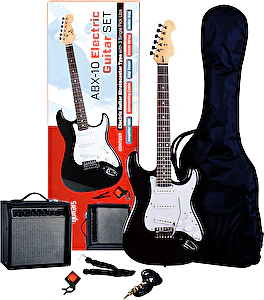 Elektrická gitara ABX-10 set čierna ABX