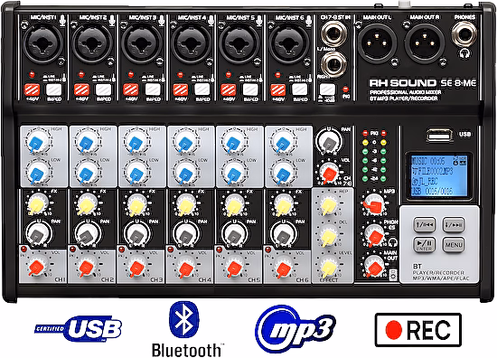 Mixpult SE8-ME RH Sound