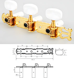Ladiaca mechanika CMH0350GD na klasickú gitaru Dr.Parts