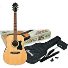 Akustická gitara pre ľaváka V50LNJP-NT set Ibanez
