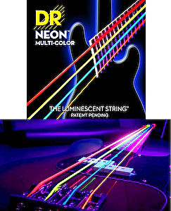Struny na elektrickú basgitaru NMCB-45 045-105 Neon- MultiColor DR.Strings