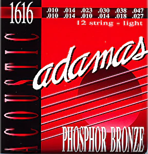 Struny na akustickú gitaru 10-47 1616 Adamas 12 strún, fosforový bronz