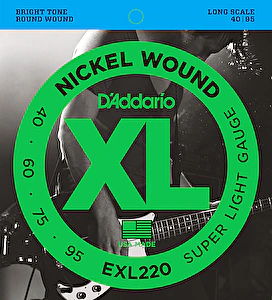 Struny na elektrickú basgitaru 40-95 EXL220 D´Addario
