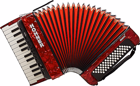 Akordeón Bravo II 48 Red Hohner