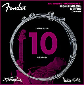 Struny na elektrickú gitaru 10-38 Hendrix Voodoo Child™ Ball End NPS Fender