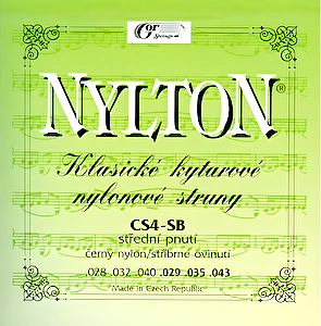 Struny na klasickú gitaru CS4-SB black nylon Gorstings