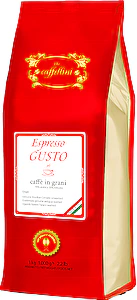 Káva Espresso Gusto 70% arabica, 30% robusta 1kg Caffellini