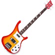 Elektrická basgitara Redneck red sunburst Rickenbacker Rocktile