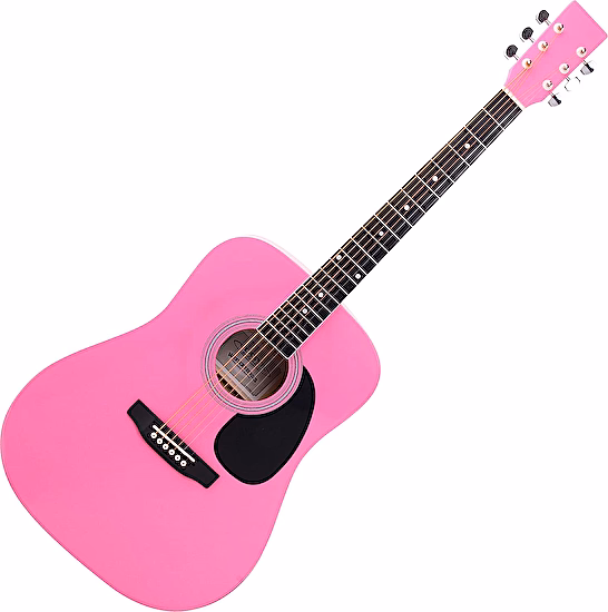 Akustická gitara WS-10PK pink Classic Cantabile