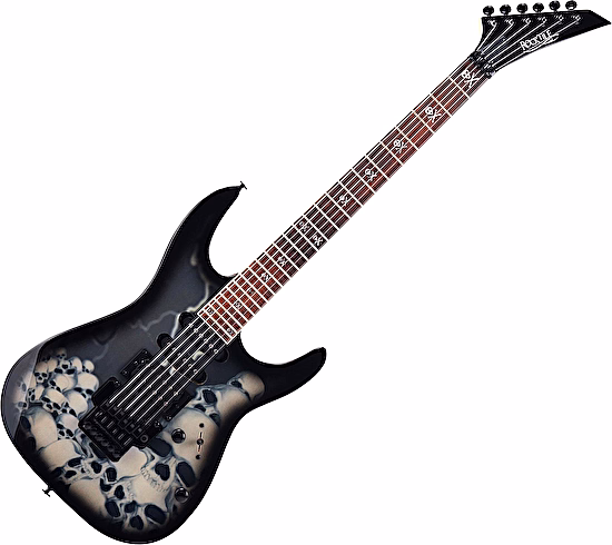Elektrická gitara Pro JK150F-BSK Skull Rocktile