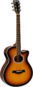 Elektro-akustická gitara AW-400 western sunburst Dimavery