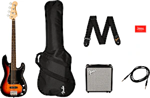 Elektrická basgitara set Squier Affinity Series Precision Bass PJ 3-Color Sunburst Fender 