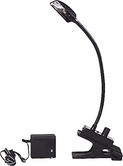 Lampa so štipcom, husí krk Eurolite