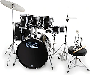 Akustické bicie TND5044TCDK Tornado black Mapex