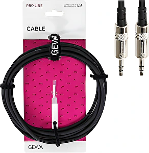 Audiokábel jack 3,5/jack3,5mm 1,5m Basic Gewa
