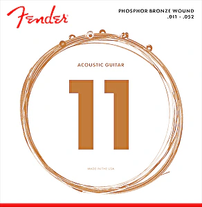 Struny na akustickú gitaru 11-52 60CL phosphor bronze Fender