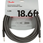 Nástrojový kábel série Professional, rovný/rovný 5,5m 18,6' sivý tweed Fender