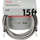 Nástrojový kábel série Professional, rovný/rovný 4,5m 15' biely tweed Fender