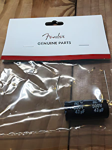 Kondenzátor axiálny pre rúrkové zosilňovače, 47uF 500V Fender