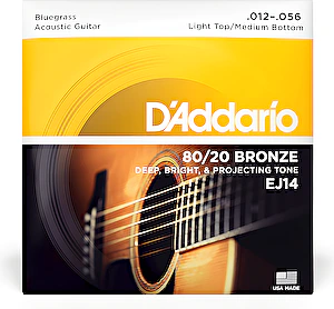Struny na akustickú gitaru 12-56 EJ14 D´Addario