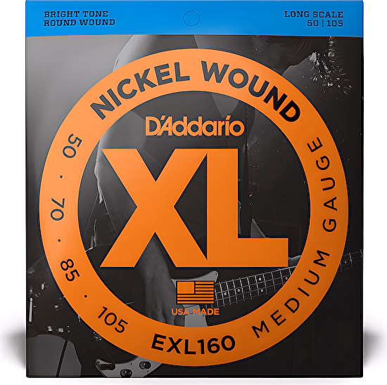 Struny na elektrickú basgitaru EXL160 D´addario