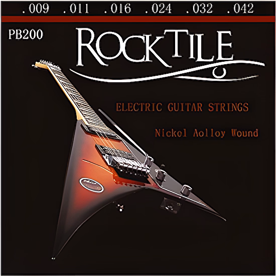 Struny na elektrickú gitaru PB200 9-42 Rocktile