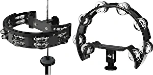Tamburína TAB-D BK, Stagg pro hi-hat, čierna
