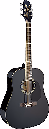 Akustická gitara SA20D BLK Stagg