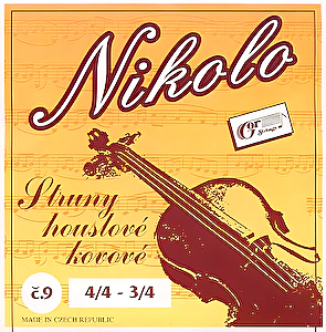 Struny na husle NIKOLO sada č.9 4/4-3/4 Gorstring