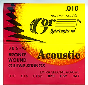 Struny na akustickú gitaru 010-47 3B6-92 Gorstring