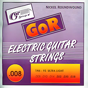 Struny na elektrickú gitaru 008-38 1N6-93 Gorstring