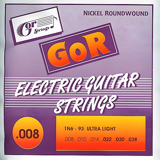 Struny na elektrickú gitaru 008-38 1N6-93 Gorstring