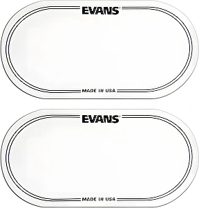 Úderová nálepka na basový bubon EQPC 2 clear nylon Evans