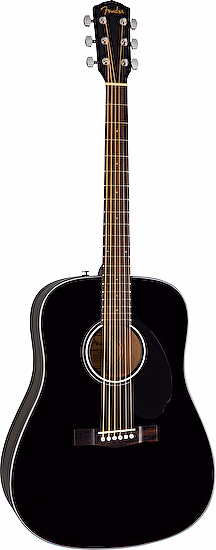 Akustická gitara CD-60S Dread Black WN Fender