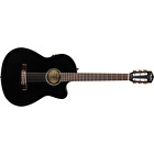 Klasická gitara s elektronikou CN-140SCE WN Nylon čierna Fender