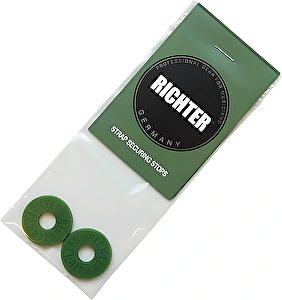 Uchytenie gitarového pásu STRAP Stops Olive Green 2-Pack Richter