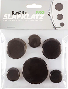 Tlmítka na bubny Refillz Black 6ks Slap Klatz