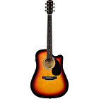 Elektro-akustická gitara SA-105CE Sunburst Squier Fender
