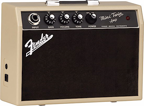 Gitarové mini kombo MINI '65 Twin-Amp Blond 1W Fender