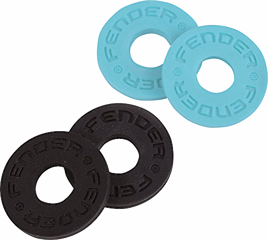 Gitarový zámok Strap Blocks 4-Pack, Black / Daphne Blue Fender