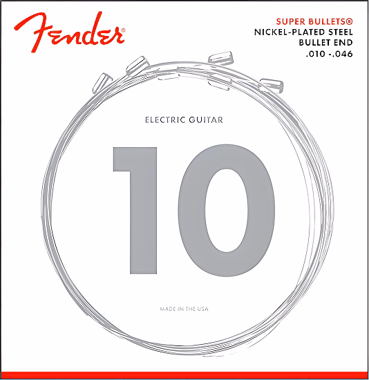 Struny na elektrickú gitaru 10-46 3250R Super Bullets Nickel Plated Fender
