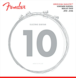 Struny na elektrickú gitaru 10-46 3150R Original Bullet Pure Nickel Fender