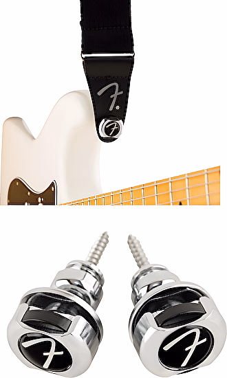 Gombík Infinity Locks na gitarový pás chróm Fender