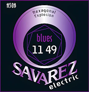 Struny na elektrickú gitaru Blues .011-.049 H50B SAVAREZ