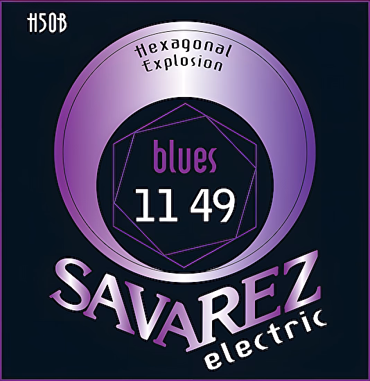 Struny na elektrickú gitaru Blues .011-.049 H50B Savarez
