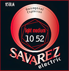 Struny na elektrickú gitaru Med.-Light .010-.052 H50LM SAVAREZ