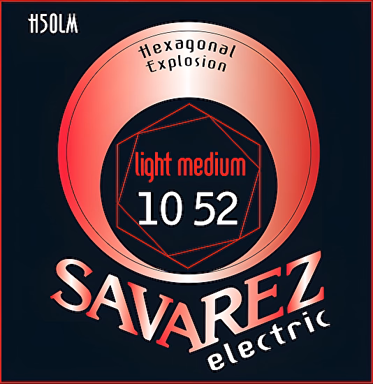 Struny na elektrickú gitaru Med.-Light .010-.052 H50LM Savarez